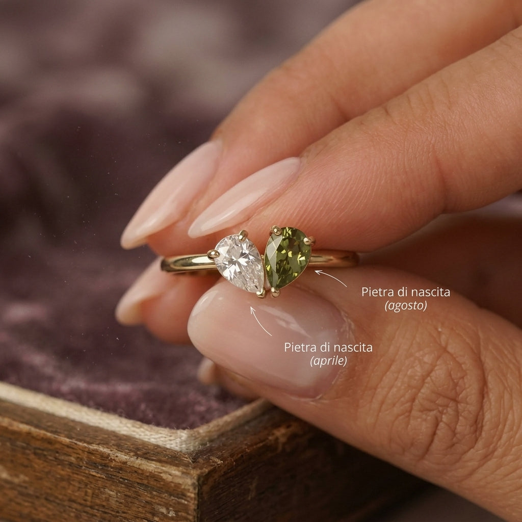 Anello Pietre di Nascita